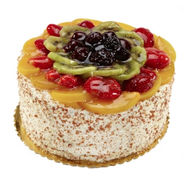 6-9 Kişilik Karışık Meyveli Premium Sunum Pasta