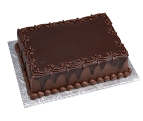 Özel Yapım 50 Kişilik Kare Dikdörtgen Çikolatalı Pasta